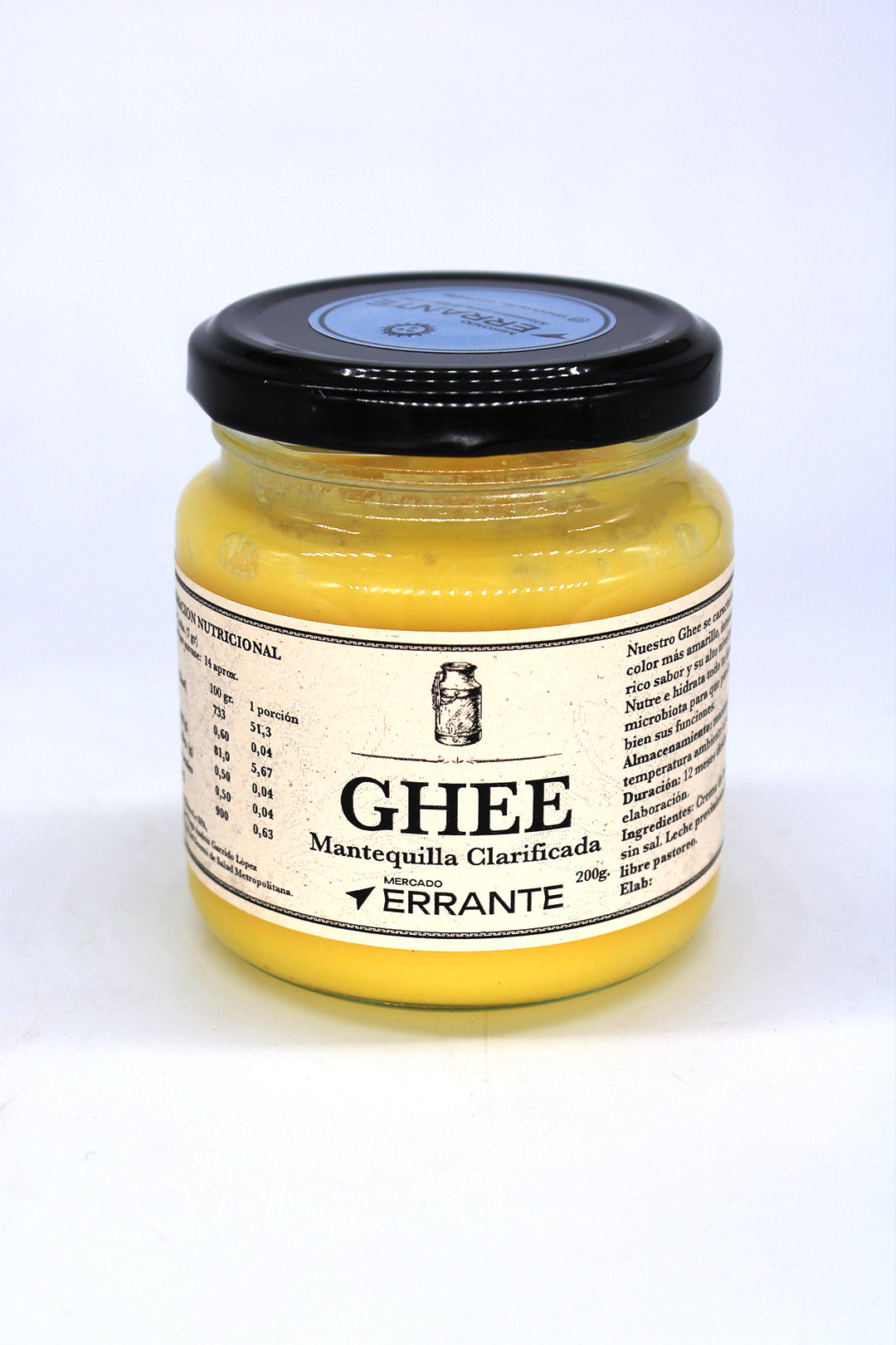 Ghee o mantequilla clarificada 200ml