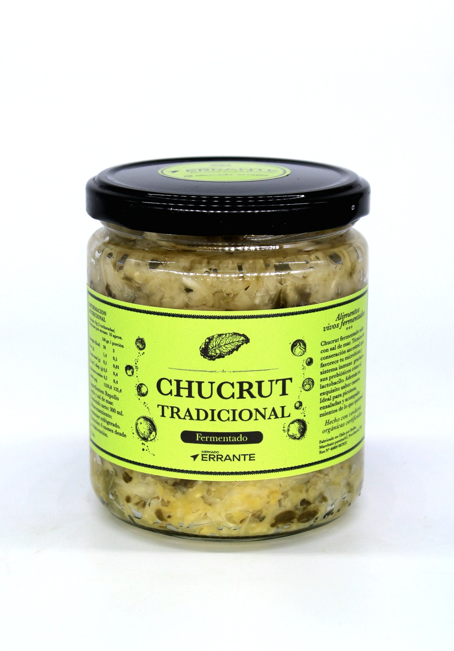 Chucrut Natural Fermentado Tradicional