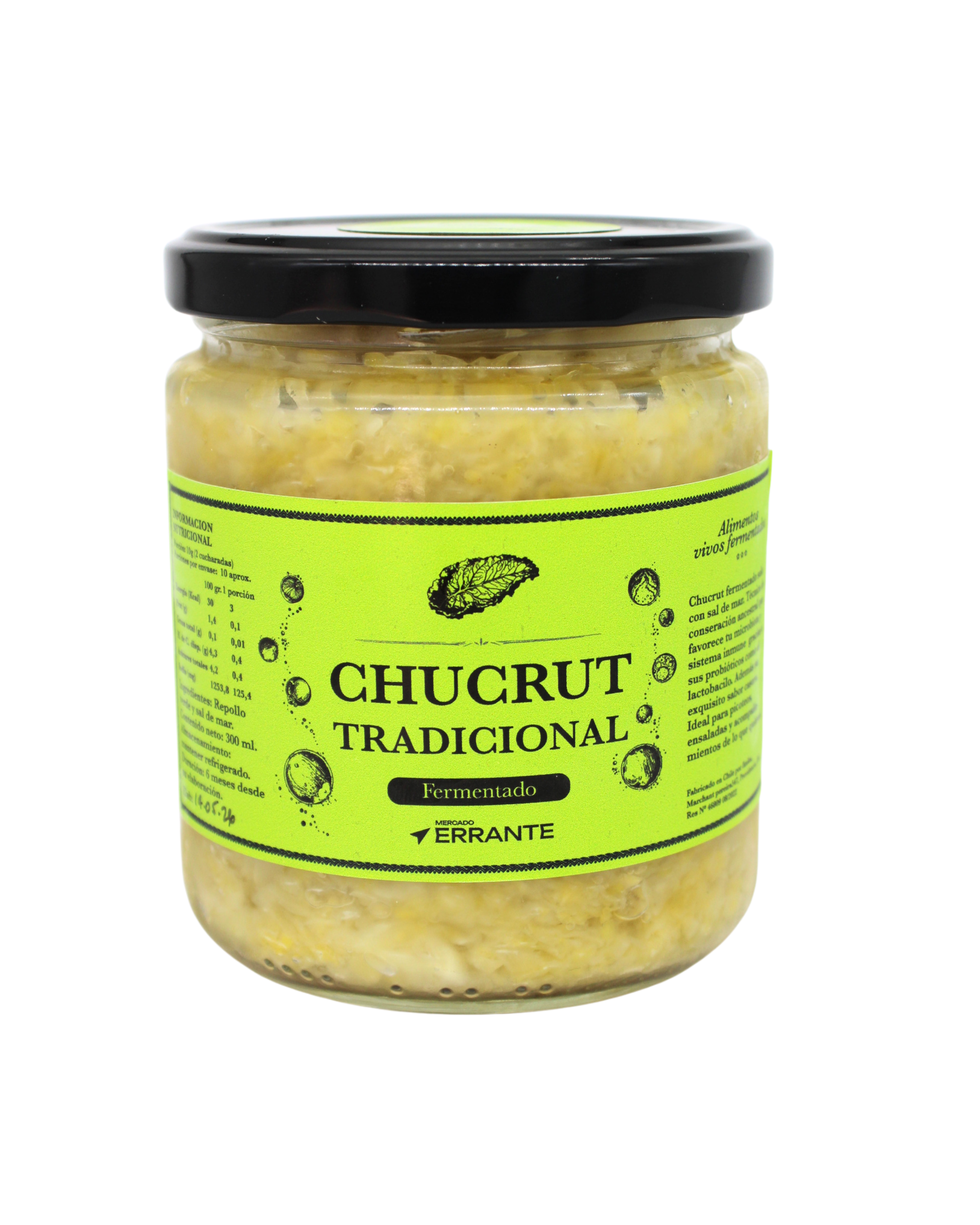 Chucrut Natural Fermentado Tradicional