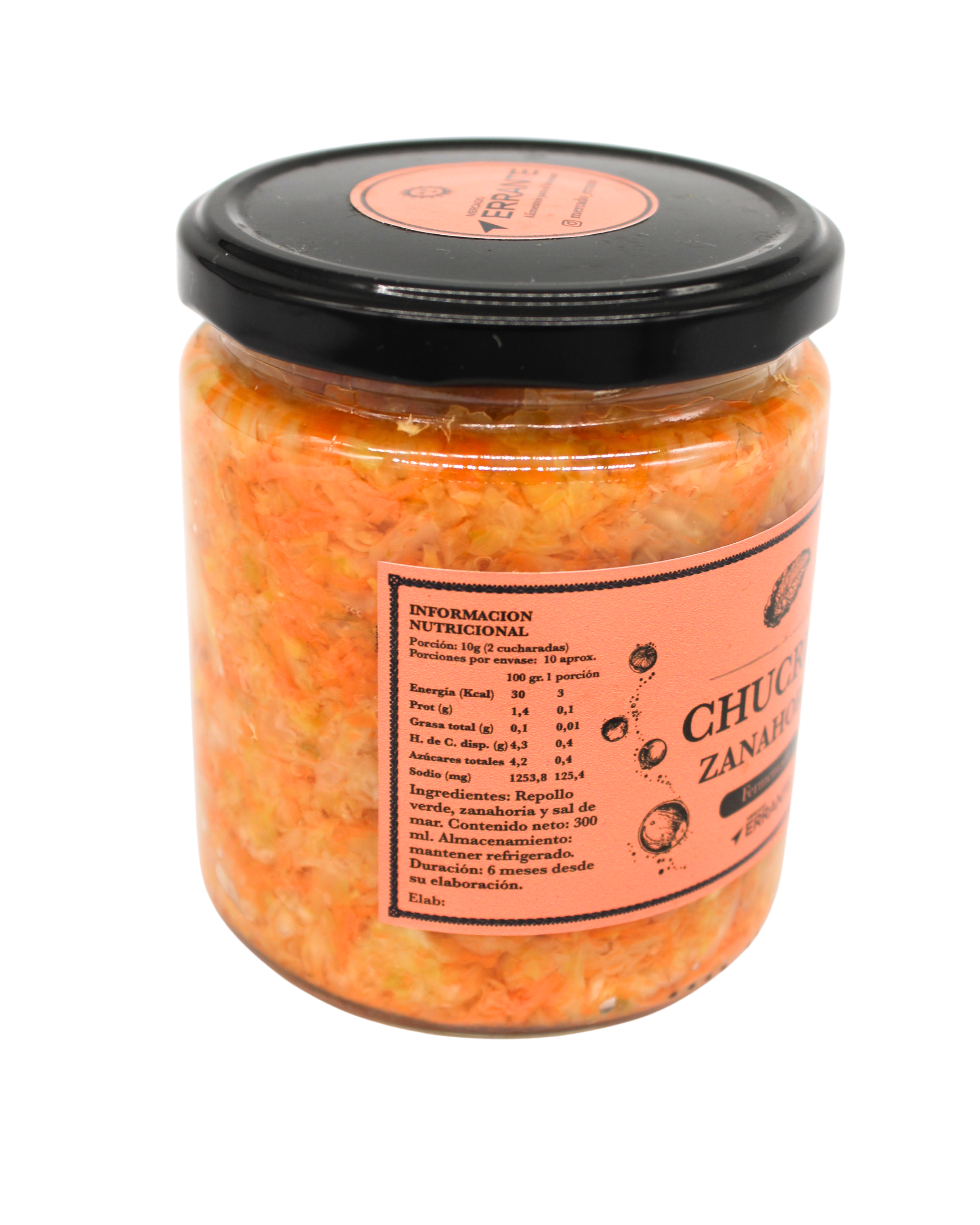 Chucrut con Zanahoria fermentado