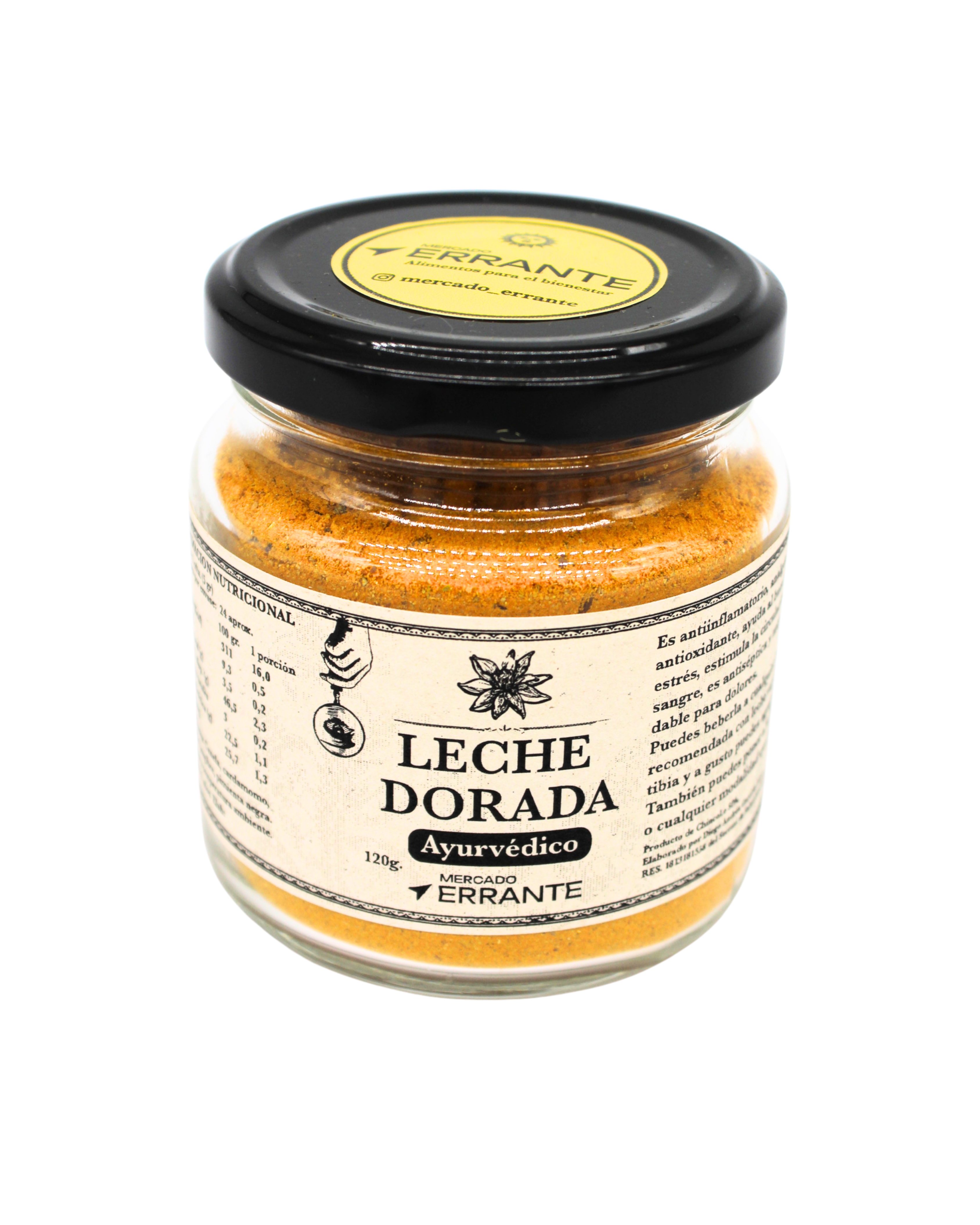 Leche dorada o Golden Milk 120g