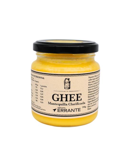 Ghee o mantequilla clarificada 200ml