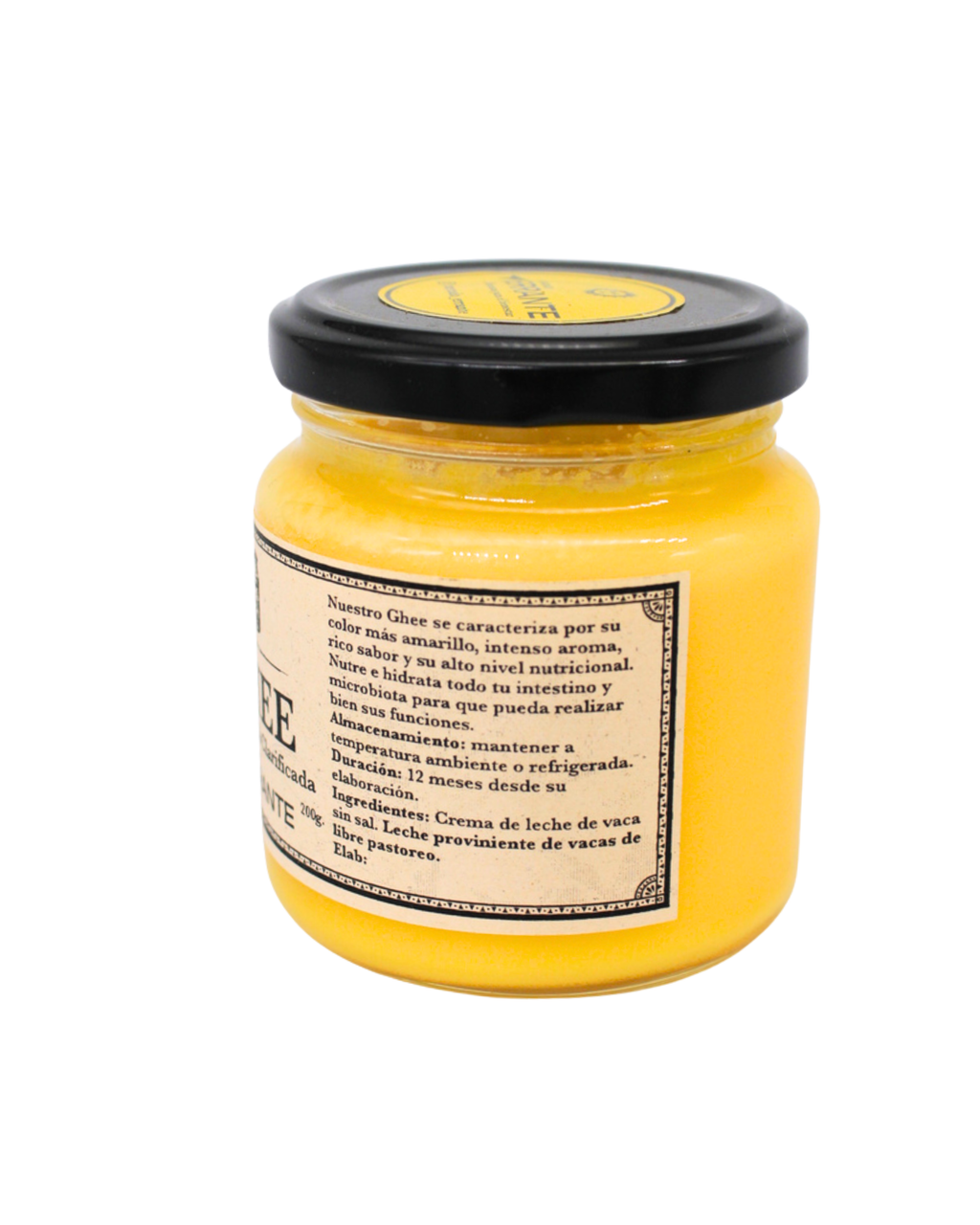 Ghee o mantequilla clarificada 200ml
