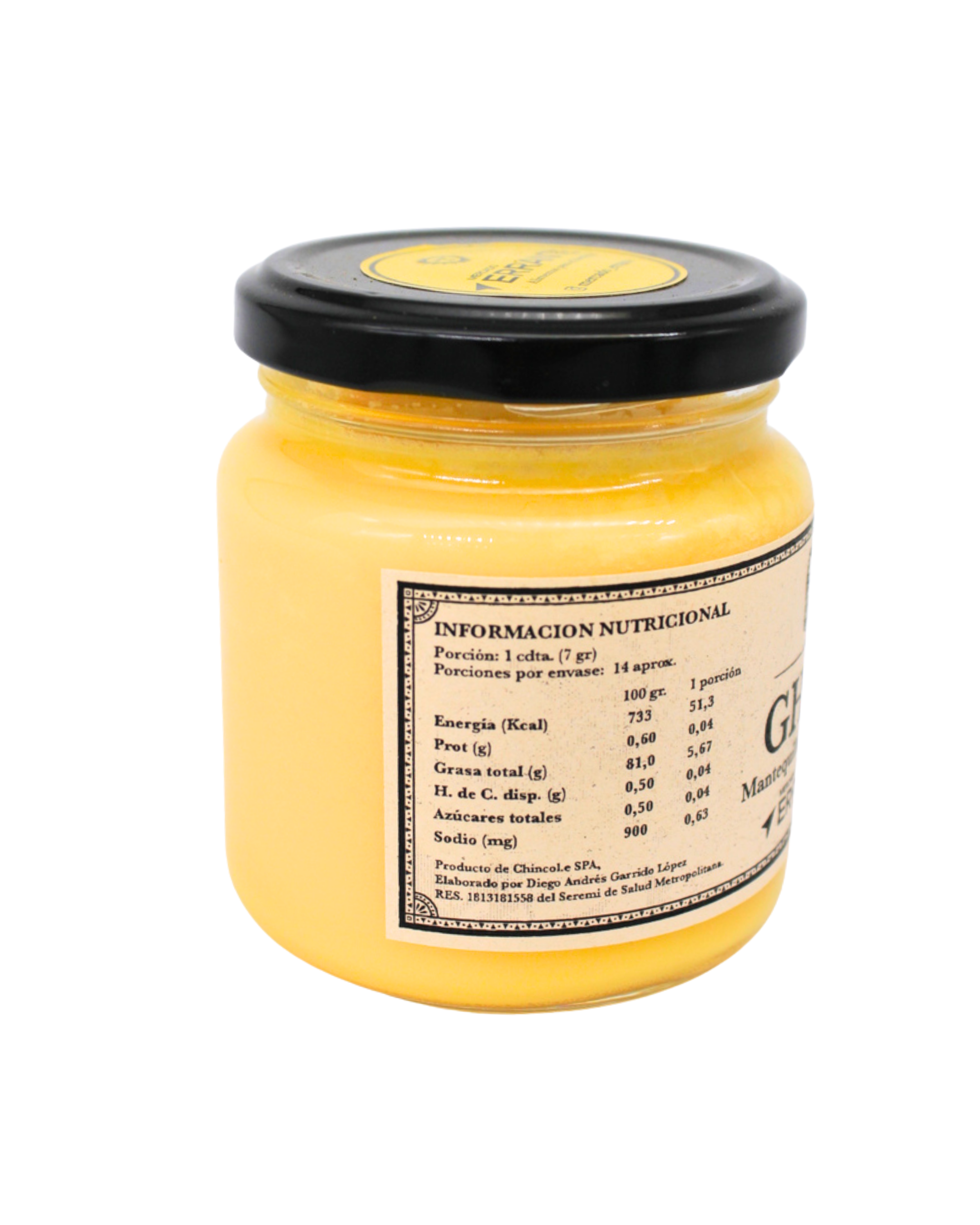 Ghee o mantequilla clarificada 200ml