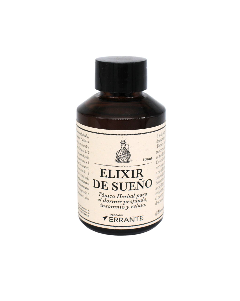 Elixir de Sueño, tónico herbal para el descanso profundo