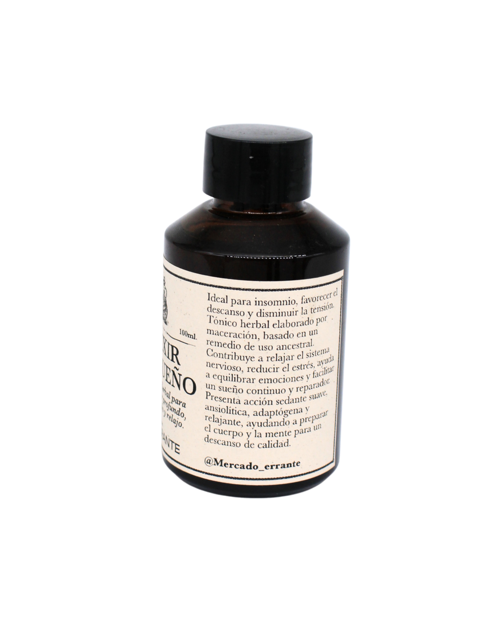 Elixir de Sueño, tónico herbal para el descanso profundo