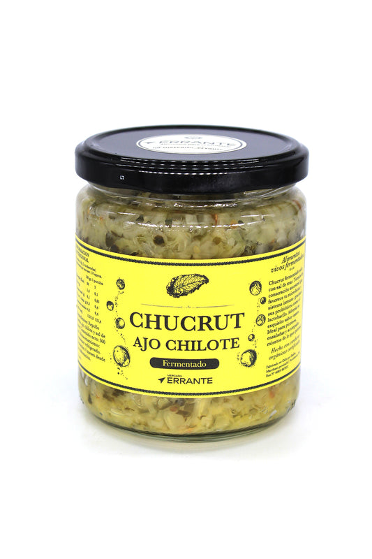 Chucrut Natural Fermentado Ajo Chilote