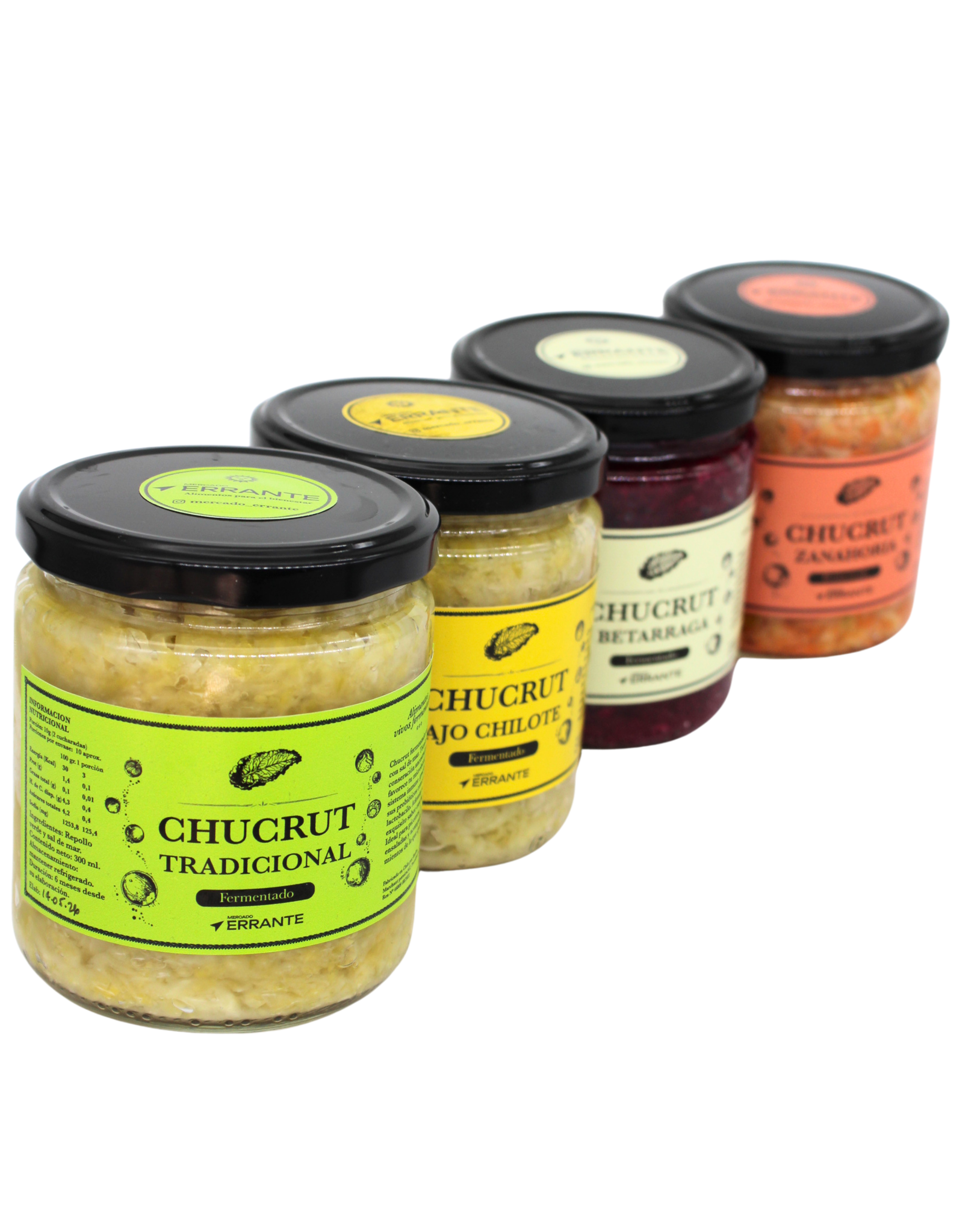 Chucrut Natural Fermentado Ajo Chilote